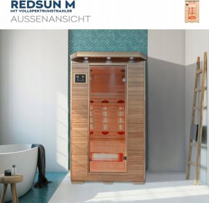 Home Deluxe Sauna na podczerwień REDSUN M pełne spektrum 3