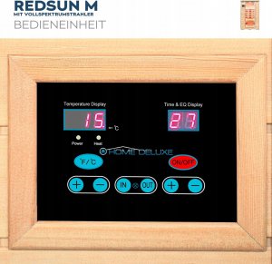 Home Deluxe Sauna na podczerwień REDSUN M pełne spektrum 4