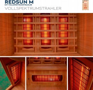 Home Deluxe Sauna na podczerwień REDSUN M pełne spektrum 6
