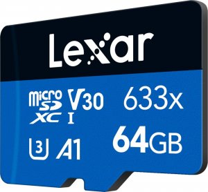 Karta Lexar 633x MicroSDXC 64 GB Class 10 UHS-I/U3 A1 V30 (LMS0633064G-BNNNG) 2