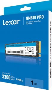Dysk SSD Lexar NM610 PRO 1TB M.2 2280 PCI-E x4 Gen3 NVMe (LNM610P01T-RNNNG) 8