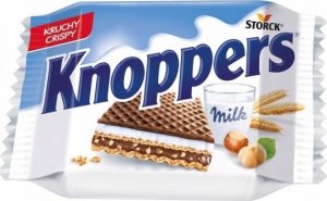 Storck Knoppers WAFLE z kremem ORZECHOWYM 24 SZTUKI x 25g 2
