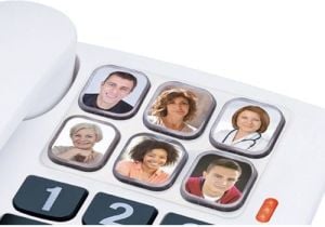 Telefon stacjonarny Alcatel TMAX10 Biały 2