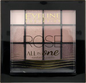 Eveline All in One Eyeshadow Palette Cienie do powiek Rose - paletka 12g 1