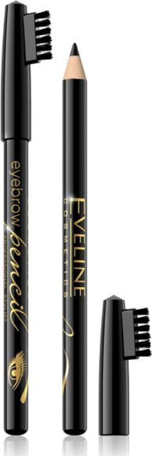 Eveline Eyebrow Pencil Kredka do brwi - czarna 1szt 1