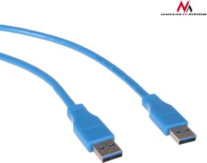 Kabel USB Maclean USB-A - USB-A 1.8 m Niebieski (MCTV-582) 3