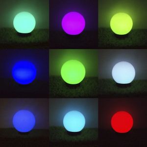 GreenBlue Solarna lampa ogrodowa kula LED GB124 kolor 3