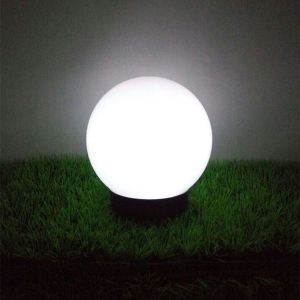GreenBlue Solarna lampa ogrodowa kula LED GB123 biała 3