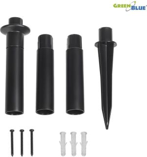 GreenBlue Solarna lampa ogrodowa kula LED GB122 kolor 6