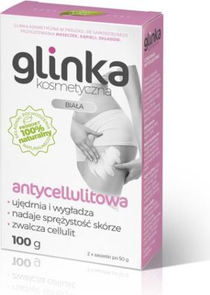Biomika Natural Home Spa Glinka kosmetyczna Biała Antycellulitowa 100g 1