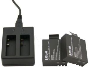 SJCAM Ładowarka Dual do SJ4000/SJ5000/M10 (R-RA-ŁAD-SJ4-5-M10) 3