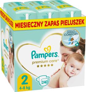 Pampers Premium Care 2, 4-8 kg, 240 szt. 9
