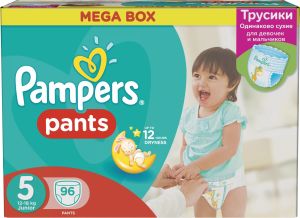 Pampers Pants Pieluchomajtki 5 Junior 96 sztuk 2