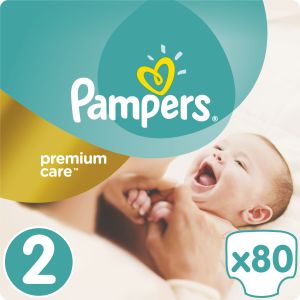 Pieluszki Pampers Pieluchy Premium Care rozmiar 2 (Mini) 3–6 kg 80 szt 1