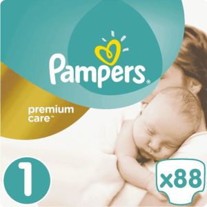 Pieluszki Pampers Pieluchy Pampers Premium Care rozmiar 1 (Newborn), 2–5 kg, 88 szt 1