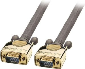 Kabel Lindy D-Sub (VGA) - D-Sub (VGA) 10m złoty (37823) 1
