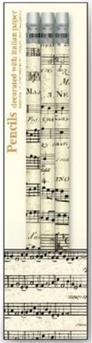 Rossi Ołówek ozdobny z gumką Musical score PST 639 1