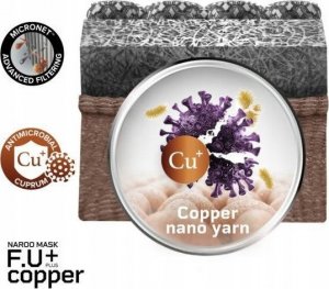 Maska antysmogowa Naroo NA MASK FU+ COPPER black - filtrująca S 6