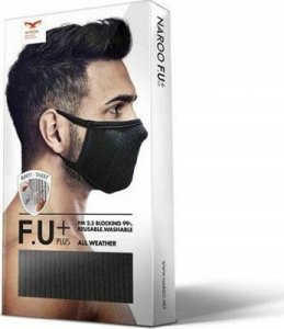 Maska antysmogowa Naroo NA MASK FU+ beige - filtrująca L 4