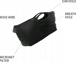 Maska antysmogowa Naroo NA MASK F5s sky-beige - filtrująca 2