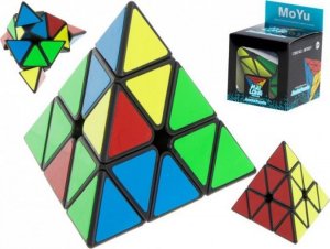 Gra logiczna Kostka łamigłówka PYRAMINX Black MoYu 1