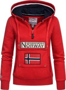 Geographical Norway Damska bluza z kapturem Gymclass Lady 1