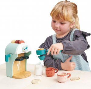 Tender Toys Drewniany ekspres do kawy na kapsułki Tender Leaf Toys 2