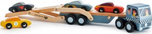 Tender Toys Drewniana laweta z samochodami Tender Leaf Toys 4