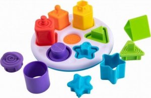 Fat Brain Toys Sorter Kształtów Kolorów Plugzy 1