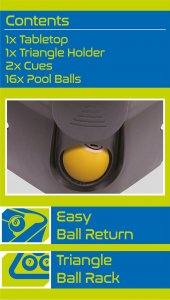 Schildkrot SFS Schildkröt MINI BILLARD Tish 3