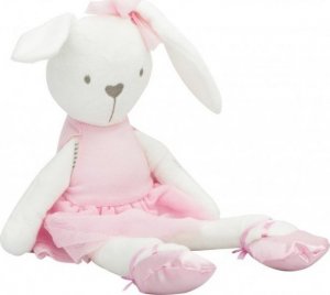 Maskotka pluszowa królik w różowej sukience 42cm 1