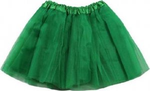 Spódniczka tiulowa tutu kostium strój zielona 1