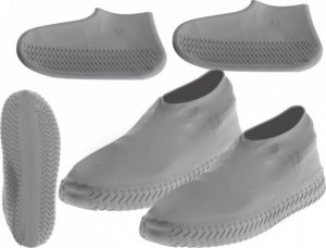 Ochraniacze na buty wodoodporne kalosze M szare roz. 35-38 1