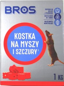 Bros Kostka na myszy i szczury 1kg 2