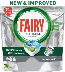 Fairy FAIRY PLATINUM All in 1 Kapsułki do Zmywarki 64 szt 1