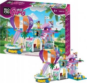 LEGO KLOCKI BLOCKI LEGO FRIENDS Basen Wodny Park Rozrywki Zjeżdżalnie Strefa Relaksu AQUAPARK - 343 elementy NA PREZENT 2