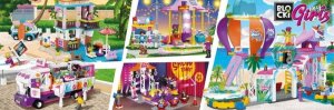 LEGO KLOCKI BLOCKI LEGO FRIENDS Basen Wodny Park Rozrywki Zjeżdżalnie Strefa Relaksu AQUAPARK - 343 elementy NA PREZENT 3