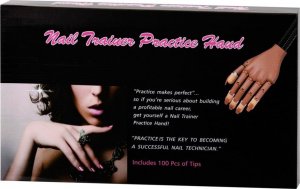 Activeshop RĘKA DŁOŃ DO ĆWICZEŃ NAUKI MANICURE PAZNOKCIE TIPS 95 6