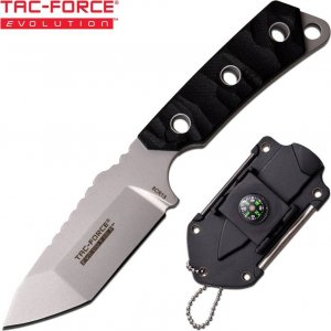 TAC-FORCE Taktyczny nóż ostrze TANTO stałe TAC FORCE 14 cm TFE-FIX011-BK 1