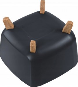 Prosperplast Doniczka na nóżkach Gracia Square DGQL300 Antracyt 5