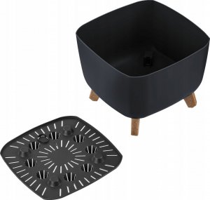 Prosperplast Doniczka na nóżkach Gracia Square DGQL300 Antracyt 7