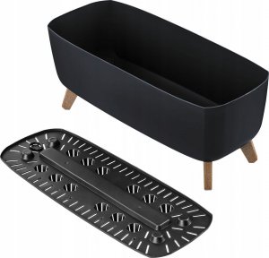 Prosperplast Doniczka na nóżkach Gracia Case DGCL600 Antracyt 3