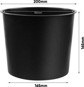 Prosperplast Donica Doniczka Tubus Slim DTUS200S Połysk biała 5