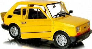 Welly SAMOCHÓD WELLY FIAT 126P MALUCH 1:21 PRL ŻÓŁTY 1
