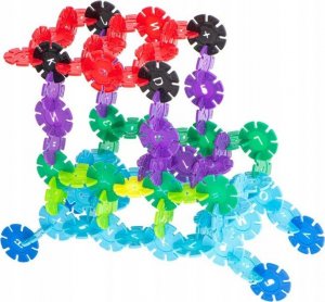 Klocki Przestrzenne wafle gwiazdki 300el 13