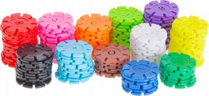 Klocki Przestrzenne wafle gwiazdki 300el 8