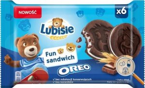 Mondelez Ciastka Lubisie Fun SANDWICH OREO Kanapka 180g 1