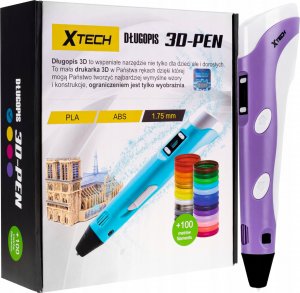 Długopis 3D Xtech Pen 2 Generacja 100 m Wkład 1