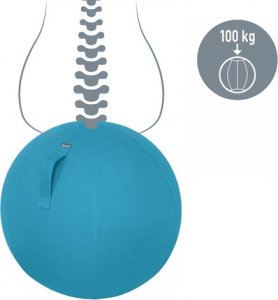 Leitz PIŁKA DO SIEDZENIA LEITZ ERGO COSY MORSKI NIEBIESKI 5