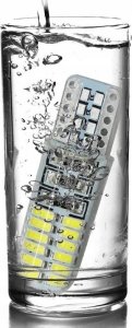 SKLEPLEDY ŻARÓWKA LED W5W T10 POSTOJÓWKI 24 LED SILICON MOC 12